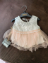 бебешка рокля с гащички 68 размер , снимка 1
