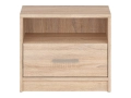 Нощно шкафче NEPO PLUS KOM1S корпус и фронт дъб сонома   Материал - ПДЧ   Цвят - корпус и фронт дъб , снимка 2