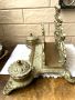 Красива барокова месингова мастилница от Англия с поставка за писма, снимка 12