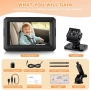 Нова Детска Car Seat Камера 1080P, 360° Ъгъл, Стабилна Вендуза за кола, снимка 7