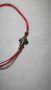 Гривна против уроки. гривничка от червен конец и сребърни елементи пробва 925, снимка 9
