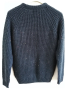 Мъжки пуловер Smith & Jones син чисто нов плетка размер S, снимка 2