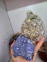 лот колекция минерали от България друза Кварц аметист кристали яспис галенит азурит ахат халцедон , снимка 14