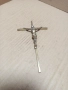 Стар Бронзов Кръст Исус Христос Инри. , снимка 1