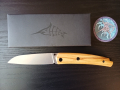 Джентълменски нож Sandvik 14C28N и дръжка от маслина, снимка 3