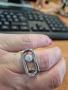 среб пръстен с подвижен циркон, снимка 1