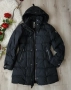 Черно зимно яке с качулка гъши пух VANNICCI , снимка 11