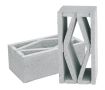 Декоративни БЛОКЧЕТА бетонни модел "РОМБ" за зидане на ограда , снимка 1 - Строителни материали - 42194594