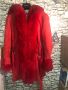Червено палто, снимка 1 - Палта, манта - 45457624