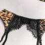 Комплект еротично дамско бельо - в леопардов принт , снимка 8