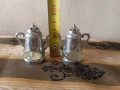 Комплект посребрени солници, снимка 2