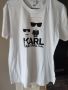 Karl Lagerfeld тениска в бяло , нова тениска бяла, снимка 1
