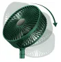 Вентилатор с 3 скорости, преносим, настолен, регулируем зелен, снимка 2