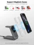 Безжична зарядна станция за Mag-Safe Charger 3 в 1, сгъваема, снимка 3