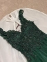 Тъмнозелена бална рокля, снимка 9