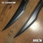 Катана Меч Два броя комплект SW-36 Katana с калъф Нинджа Мачете, снимка 4