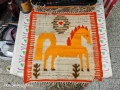 Ръчно тъкан килим 42/42 см, снимка 1