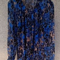 Дамска феерична, копринена блуза., снимка 2 - Блузи с дълъг ръкав и пуловери - 45134821