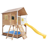 Голяма детска къща за игра, снимка 4 - Градински мебели, декорация  - 45070452