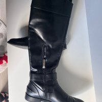 Zara ботуши черни чизми, снимка 7 - Дамски ботуши - 44939465