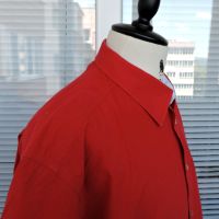 Paul Smith - елегантна  мъжка  маркова червена риза с къс ръкав размер XXL , снимка 6 - Ризи - 45269137