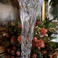 Кристална ваза , снимка 1 - Вази - 45439437