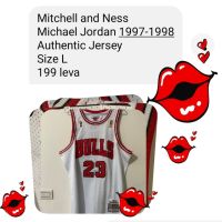 Оригинален мъжки баскетболен потник Mitchell and Ness Michael Jordan 1997-1998 Authentic Jersey , снимка 4 - Спортни дрехи, екипи - 45141696