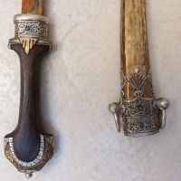 Стара арабска кама  ..каракулак щик сабя ятаган , снимка 3 - Ножове - 45264300