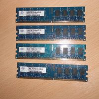 135.Ram DDR2 667 MHz PC2-5300,2GB.NANYA. НОВ. Кит 4 Броя, снимка 1 - RAM памет - 45560285