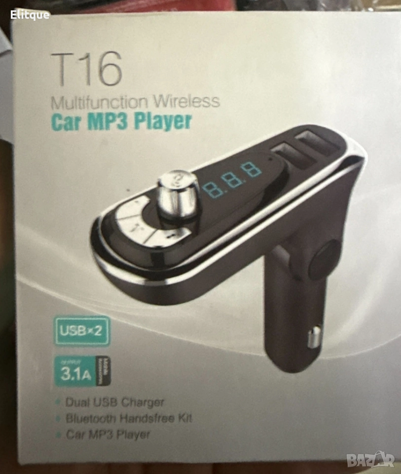 Многофункционален трансмитер за автомобил, модел T16, снимка 1