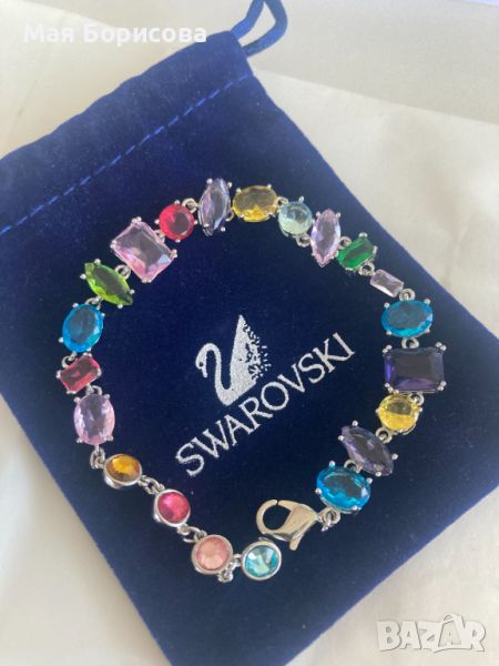 Многоцветна гривна Swarovski, снимка 1