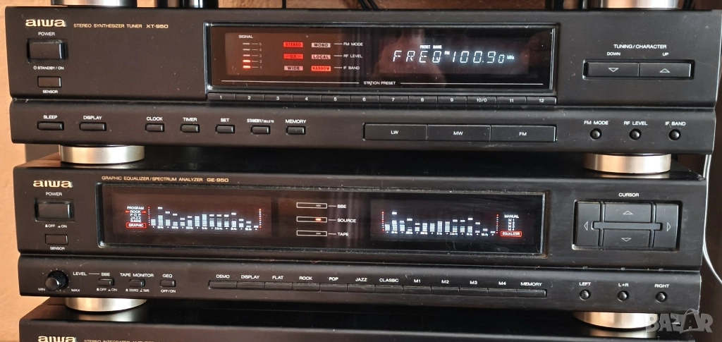 Еквалайзер и тунер AIWA 950 (запазени до 07.01), снимка 1