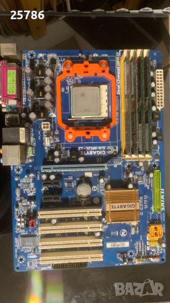 комплект АМ2 дъно,процесор,рам и твърд диск, снимка 1