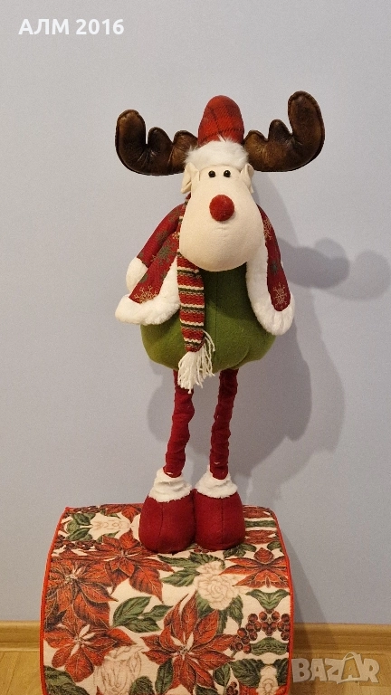 Коледен елен - 75 см, разтегателен , снимка 1