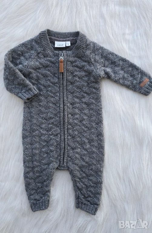 Бебешки ромпър name it 1-2 месеца  100% мерино вълна , снимка 1