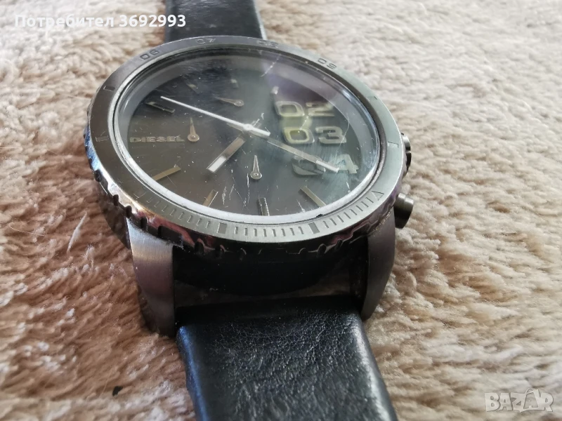 Часовник Diesel Black Chronograph Steel Watch DZ5329 , снимка 1