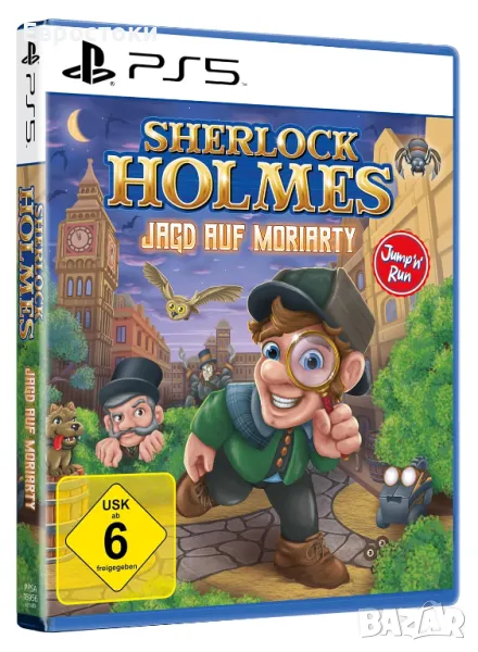 Игра за PS5 Sherlock Holmes - Jagd auf Moriarty Шерлок Холмс: Ловът на Мориарти, снимка 1