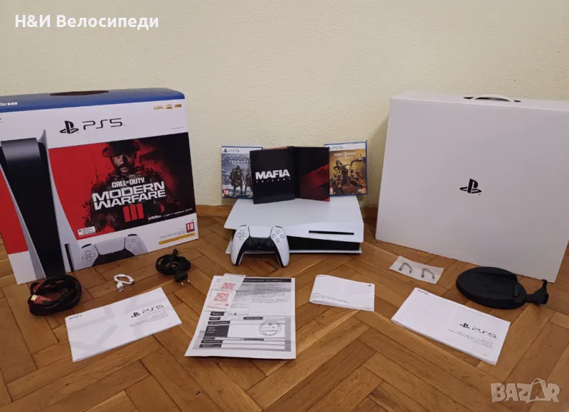 Playstation 5 Disc Edition КАТО НОВ !!!, снимка 1