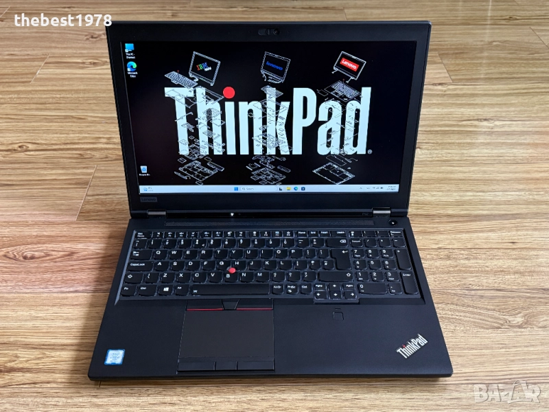 Lenovo p52`i7-8850H/Nvidia P3200-6GB/32GB RAM/512GB SSD/Бат 6ч/FHD IPS, снимка 1