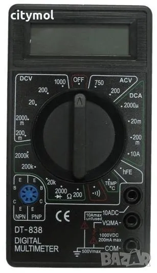 Цифров мултиметър / мултицет DT-832, снимка 1