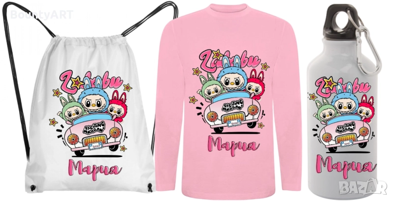 Персонализирана блуза Лабубу, снимка 1