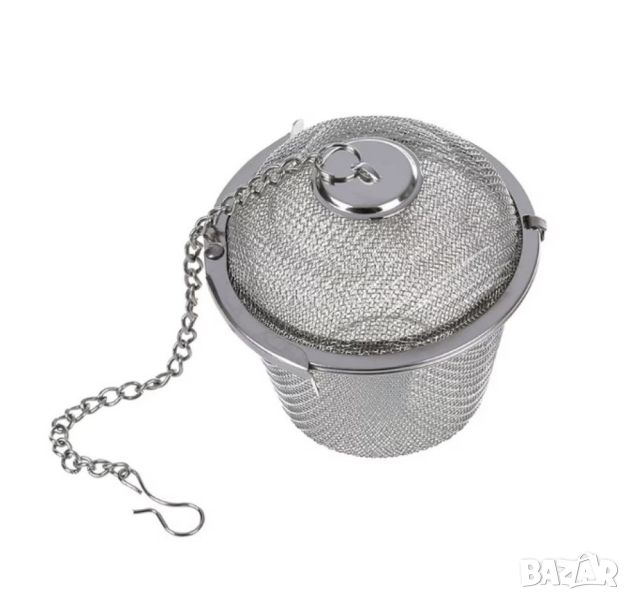 Цедка за чай и подправки Shik, Неръждаема стомана, 7 см, снимка 1