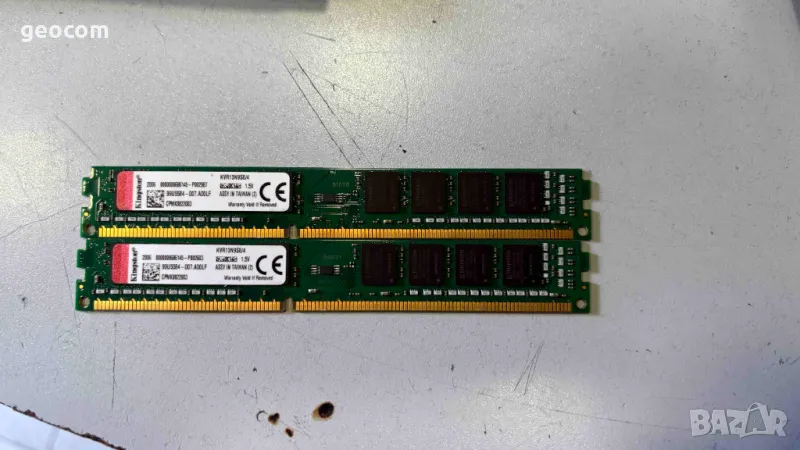 8GB (2x4GB) DDR3 Kingston PC3-10600U (1600Mhz,CL-9,КИТ), снимка 1