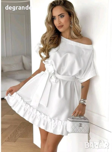 Стилна Лятна рокля Италианско производство , снимка 1