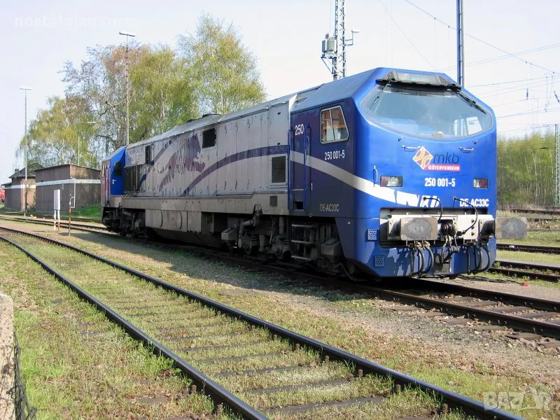 Mehano Blue Tiger Diesel loco BR250 / Механо Дизел съвместими с Пико, снимка 1