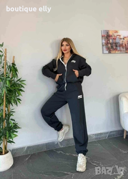 дамски екип в синьо и черно, снимка 1