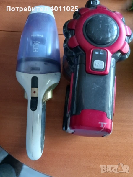 Лот две акумулаторни прахосмукачки за ремонт, снимка 1