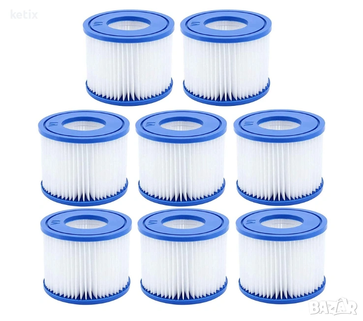 Филтри за джакузи Lay-Z-Spa,комплект 8 броя, снимка 1