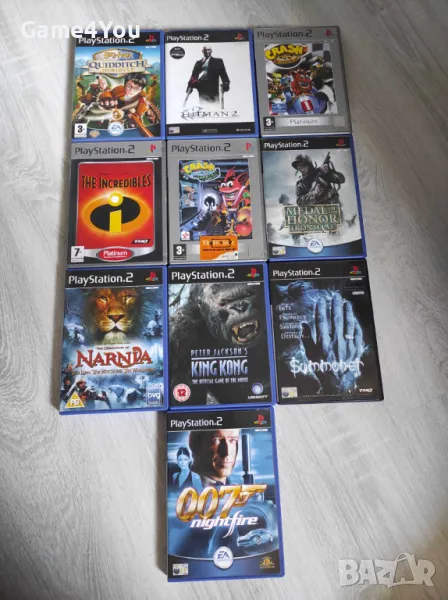 ps2 игри crash, harry potter, hitman и др. , снимка 1