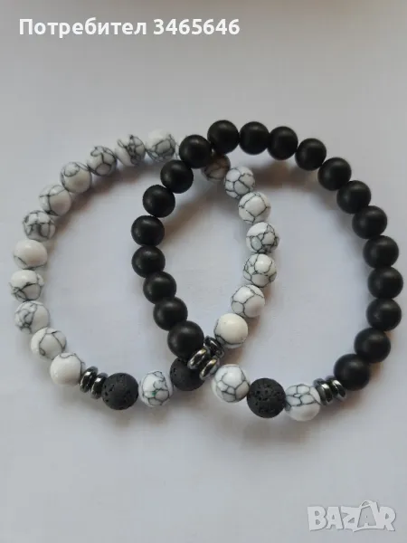 ТОЙ и ТЯ мъжка и дамска гривна, снимка 1